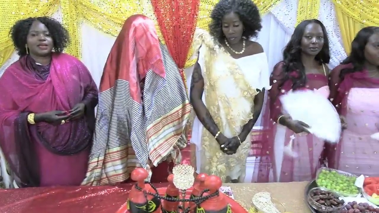 Lucy Deng and Garang Dor Henna celebration on June 28, 2024 in Calgary Alberta, Canada