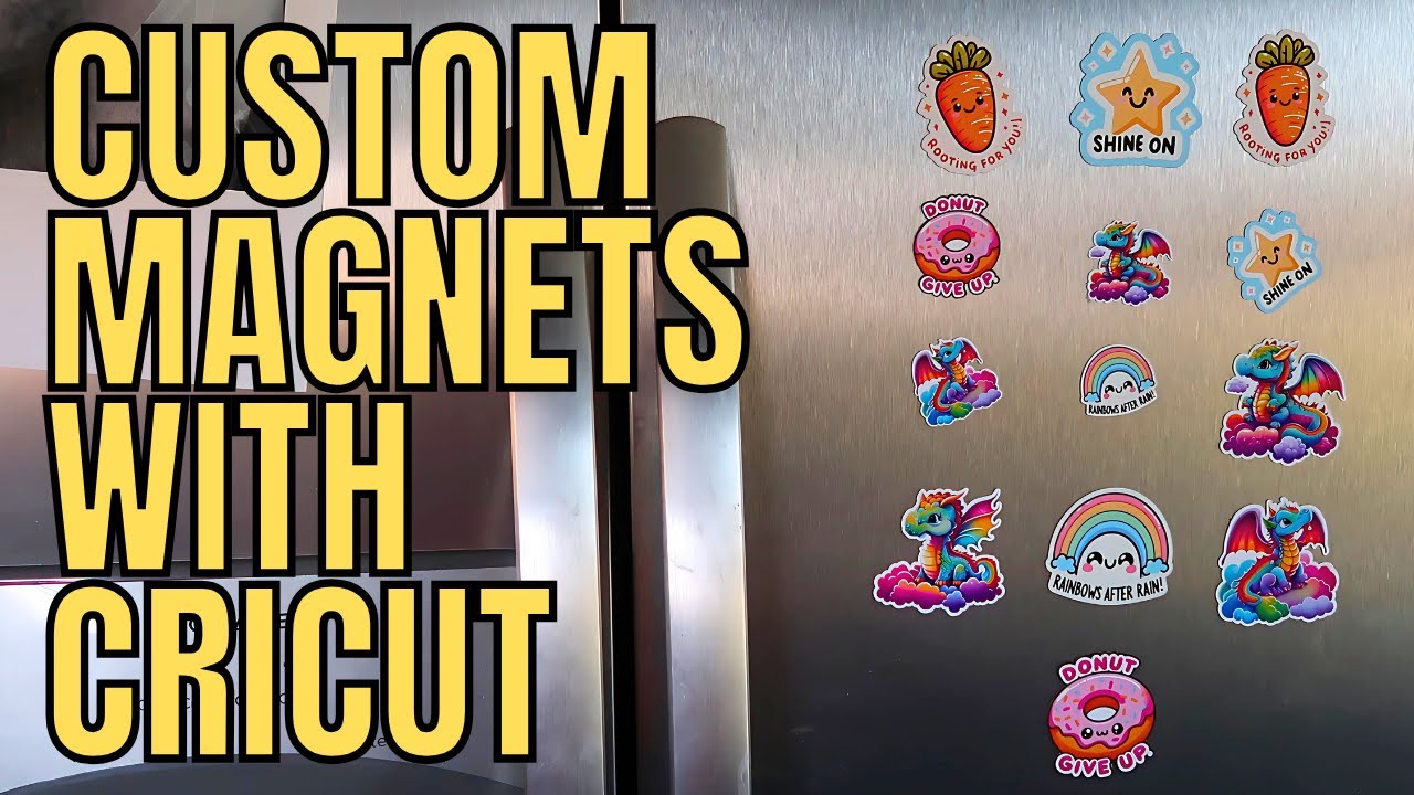 Как сделать собственные магниты с помощью Cricut Print Then Cut