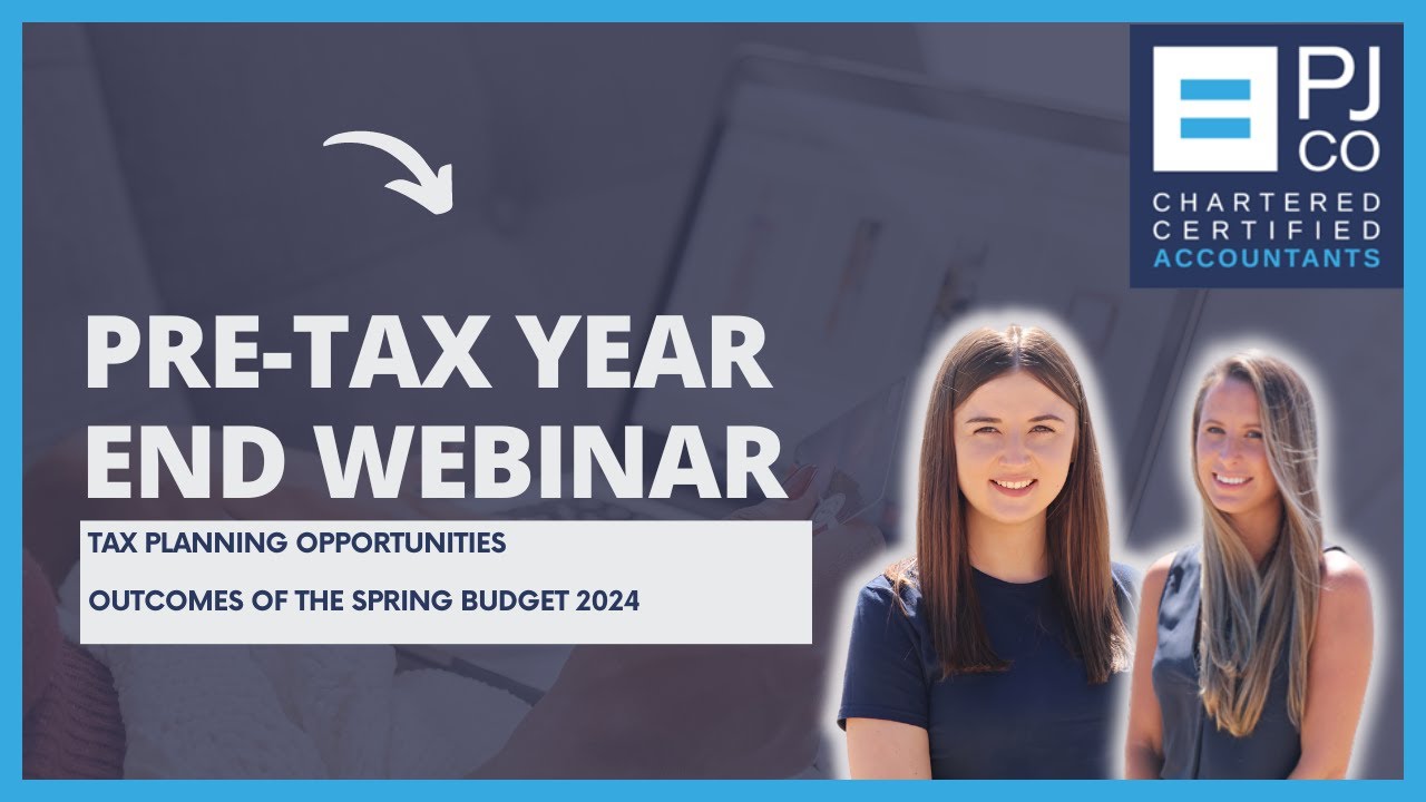 Pre-Tax Year End PJCO webinar