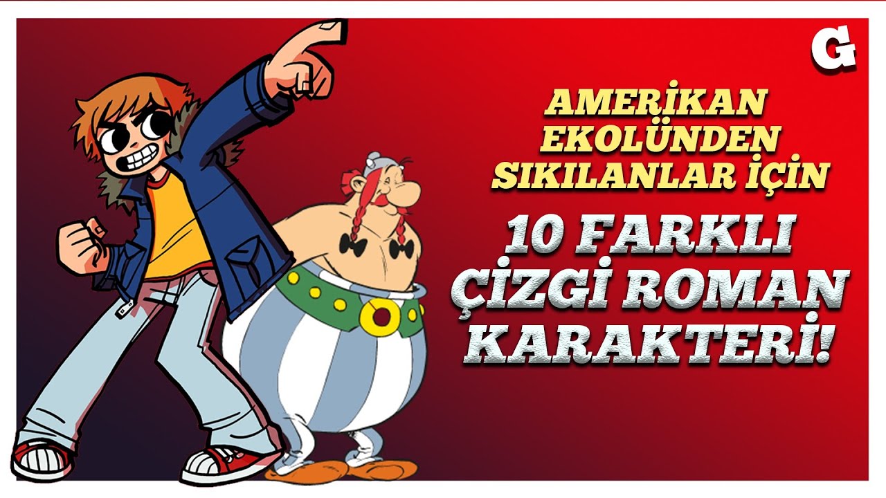 Amerikan Ekolünden Sıkılanlar İçin 10 FARKLI ÇİZGİ ROMAN KARAKTERİ