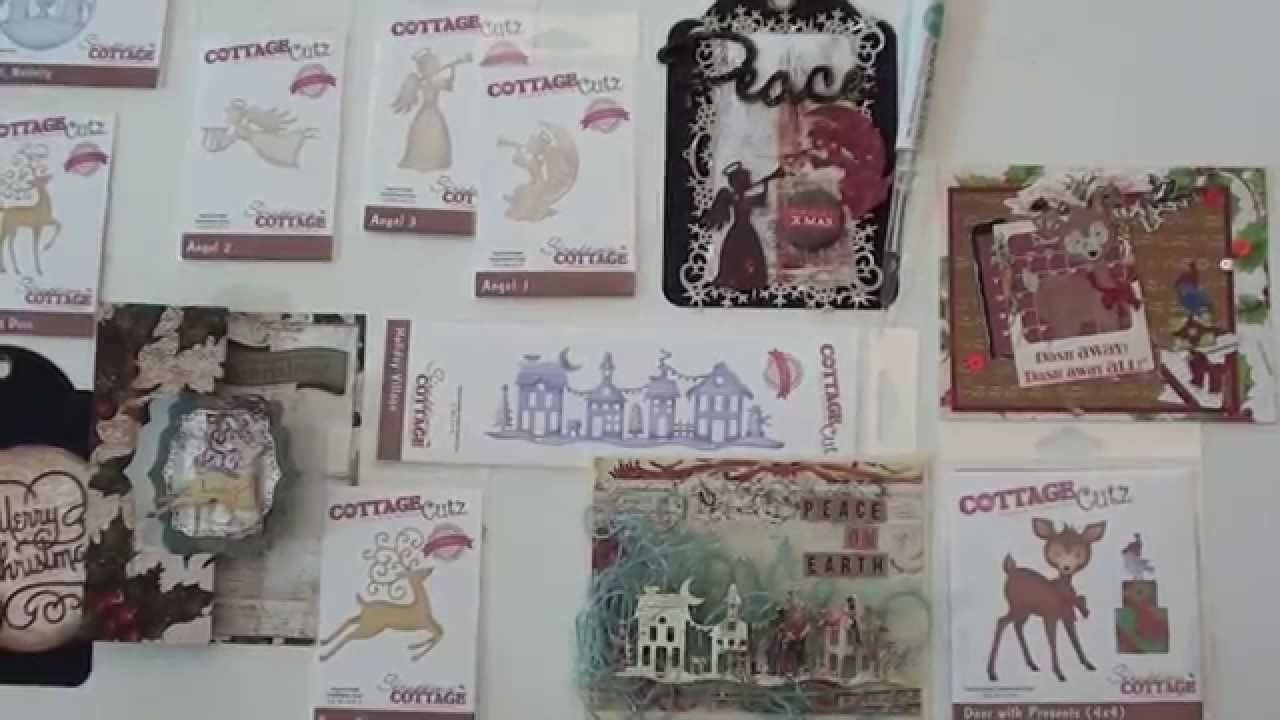 Cottage Cutz die cutting dies and samples