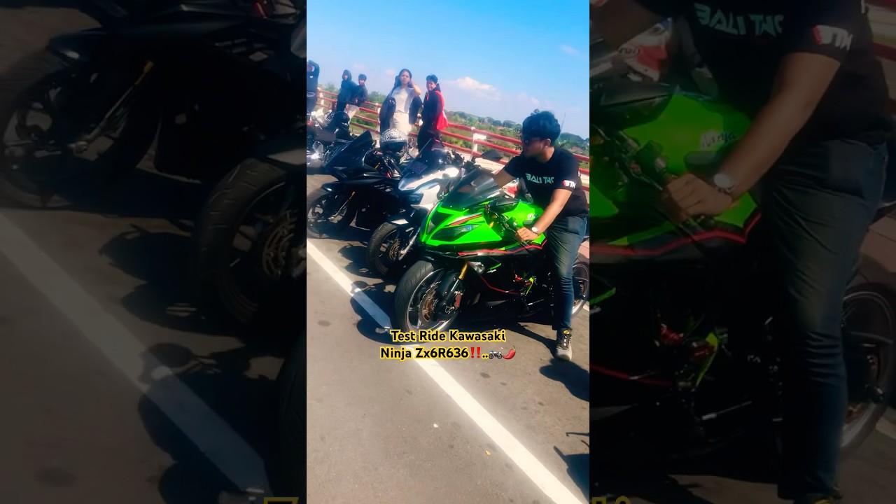 Test Ride Kawasaki Ninja Zx6R636 #testride #kawasakininja #zx636 #shorts #shortsfeed #youtubeshorts