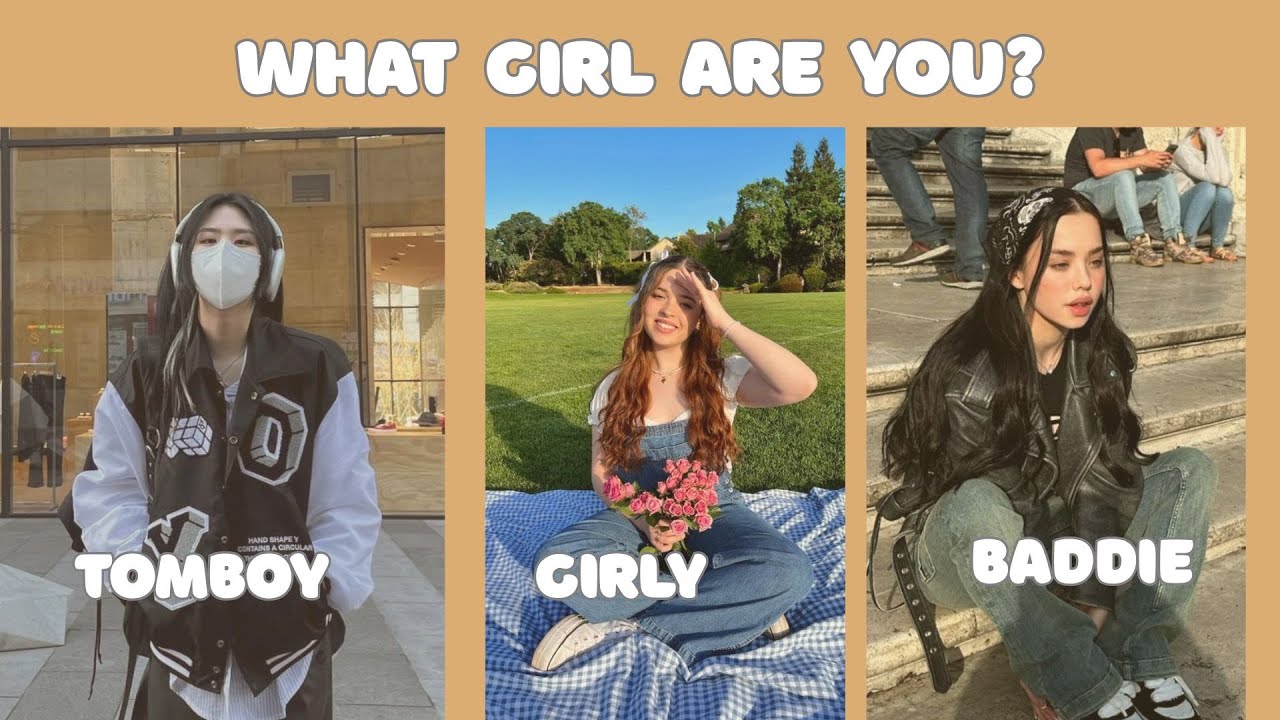 Are You a Girly, Tomboy, or Baddie? 💖🔥 | Fun Personality Test #aesthetic #quiz
