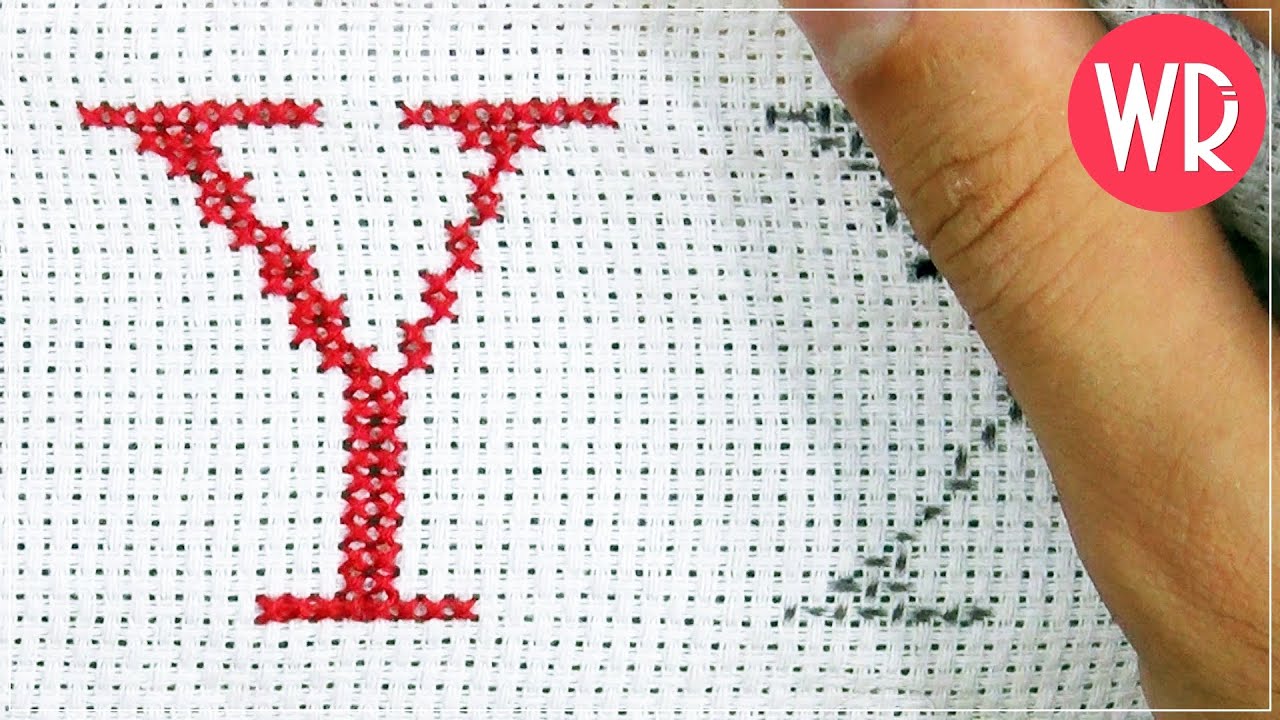 Letra Y maiúscula - Tutorial completo com avesso perfeito