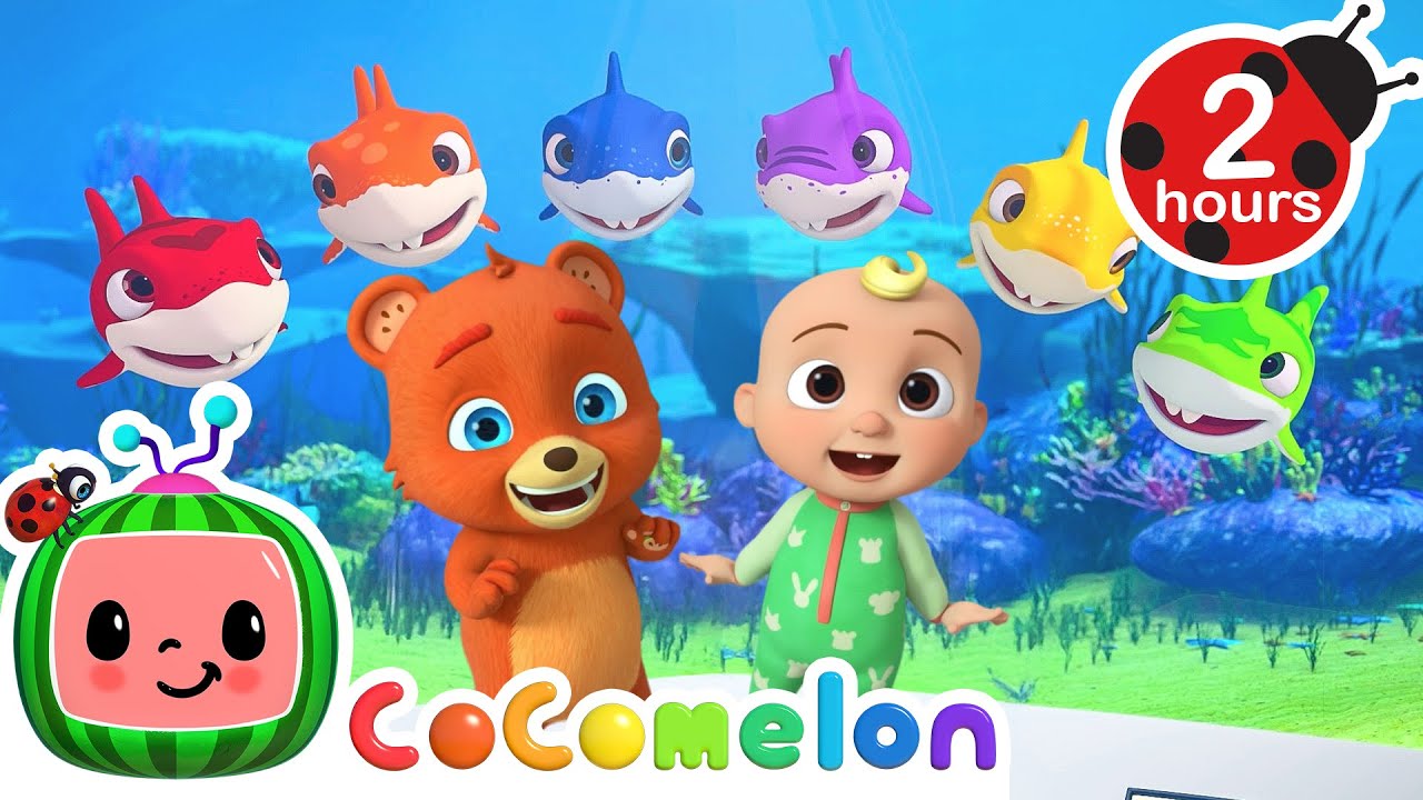 Colorful Shark Submarine Adventure | ✨JJ's Animal Adventure - Cartoons for Kids✨Fantasy Playground