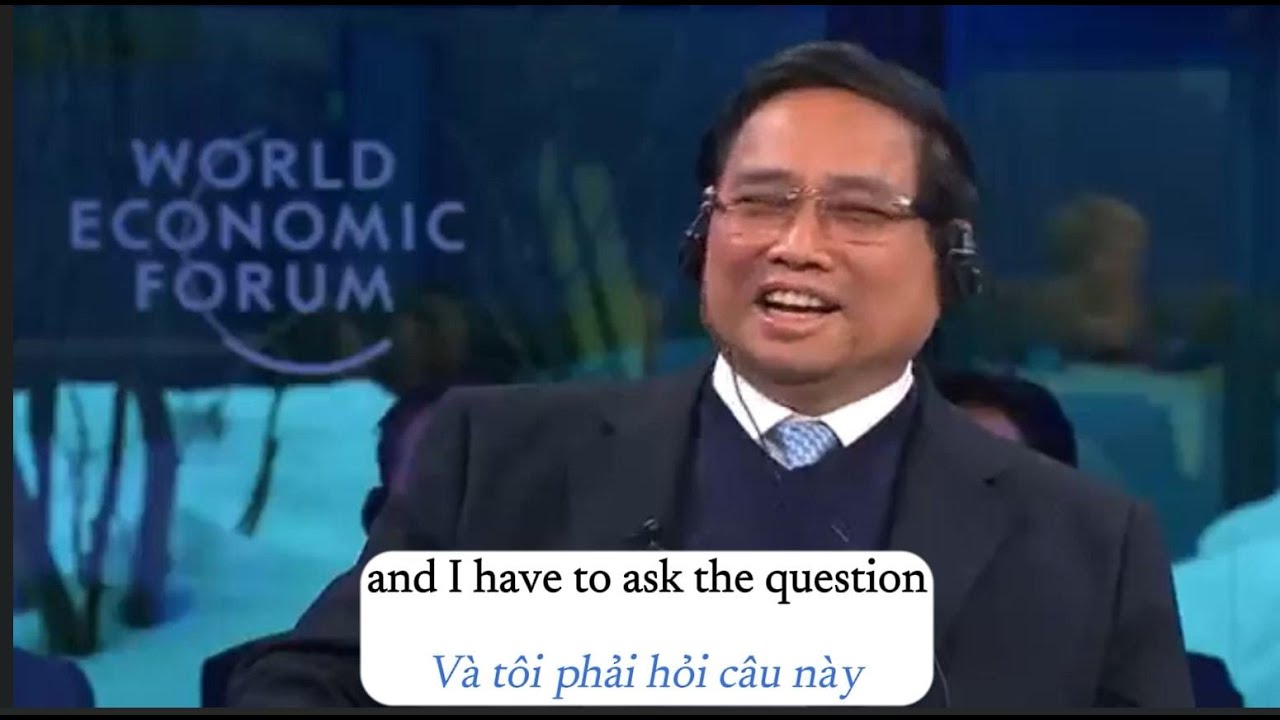 Khoảnh khắc vui vẻ của Thủ tướng Phạm Minh Chính tại Diễn đàn Kinh tế
Source:  World Economic Forum