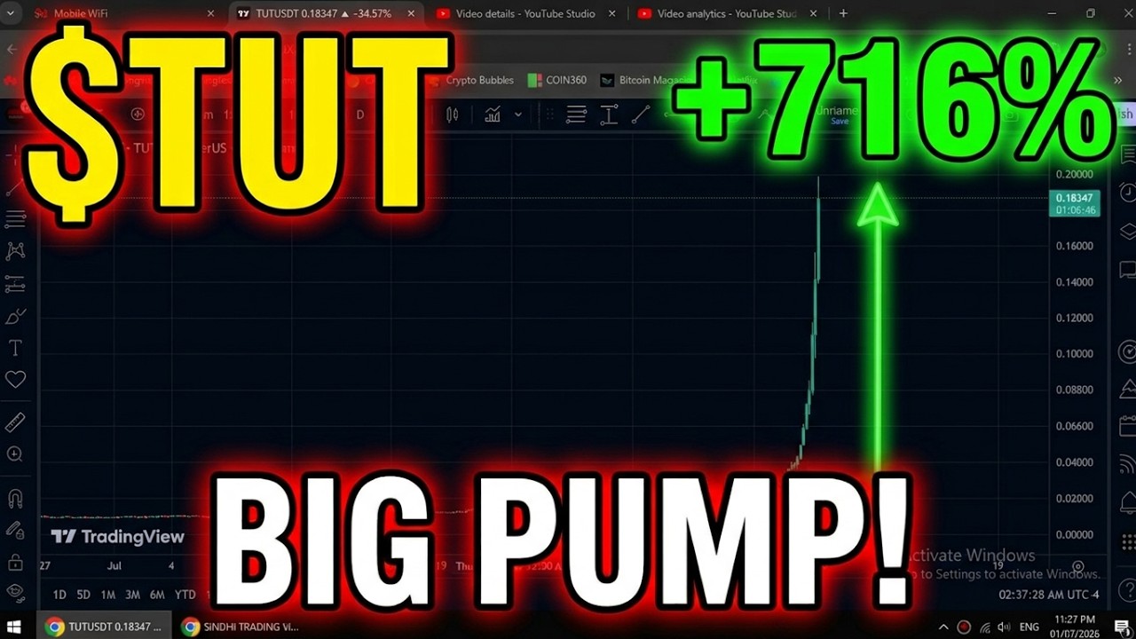 $TUT 700% BIG PUMP 🔥 TUTORIAL #tut #tutorial #crypto
