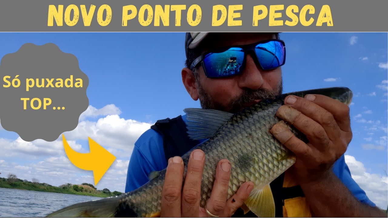 Caiaque - Pescaria de Piapara no Rio Paranapanema - Novo ponto de pesca