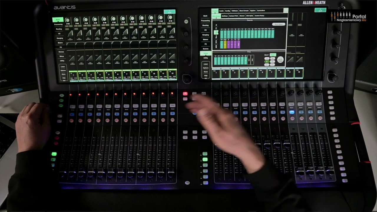 Jak to zrobić na Allen & Heath AVANTIS - odcinek 03 - Weryfikacja trybu szyn miksujących PRE/POST