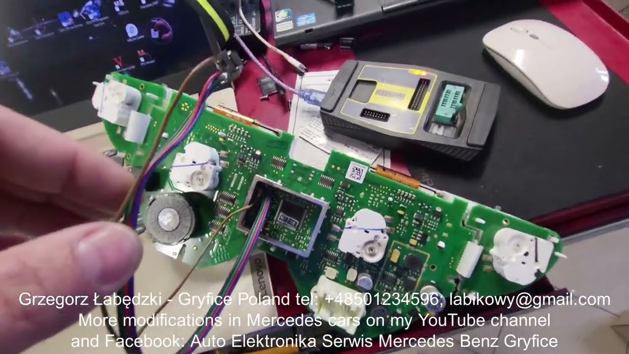 GLAEM - Mercedes R230, SL550 modyfikacja instalacji - usunięcie BCM, naprawa komunikacji szyny CAN