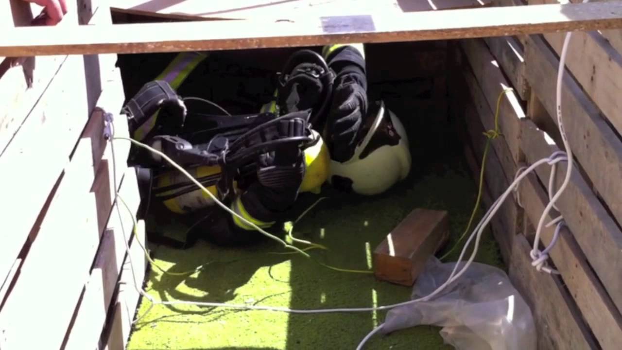 Circuito de cables, Practica de bomberos.