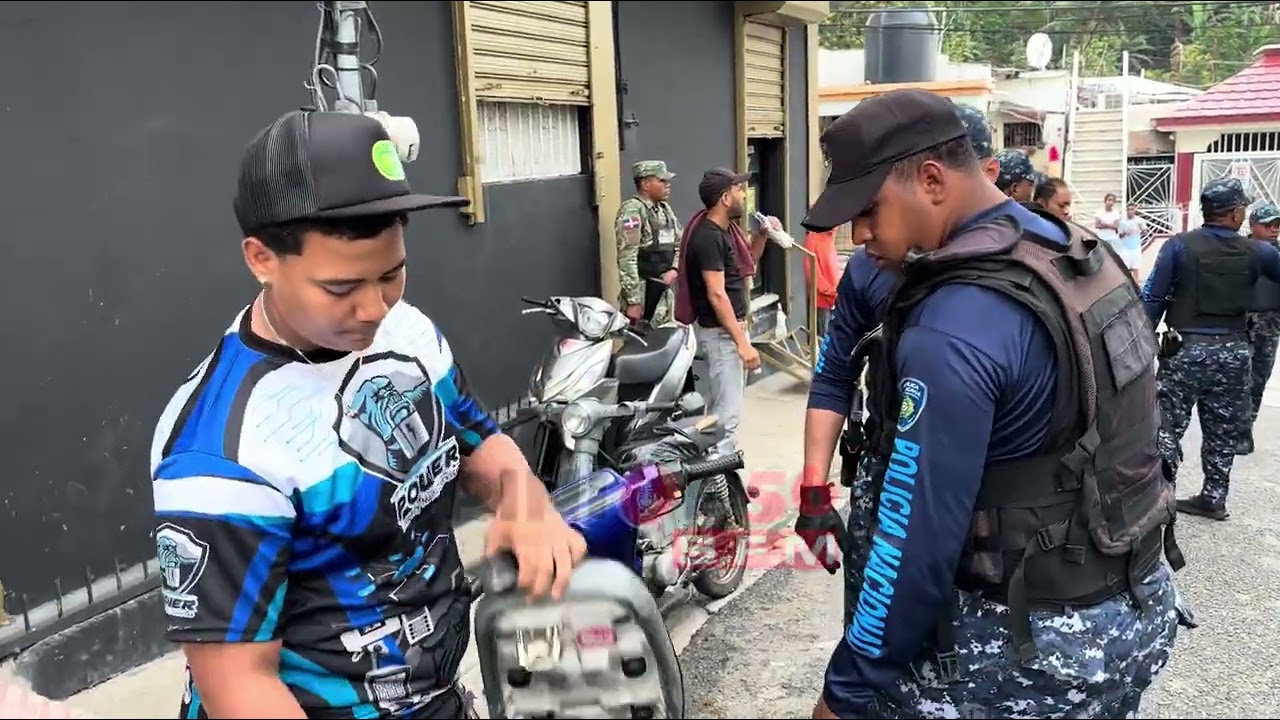 Cuantos detenidos en el operativo de la tarde de la policía en SFM 