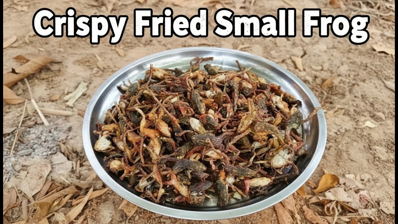 Crispy Golden Fried Small Frogs | Authentic Traditional Recipe