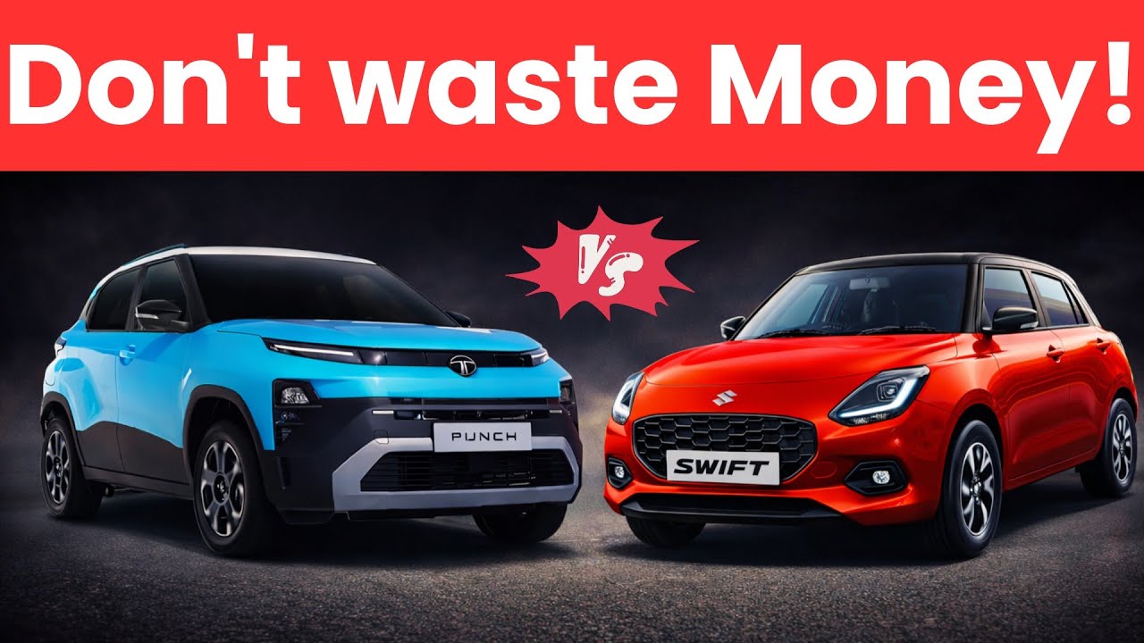Tata Punch vs Maruti Suzuki Swift | कौन सी है Best First Car? | Full Comparison Hindi 
