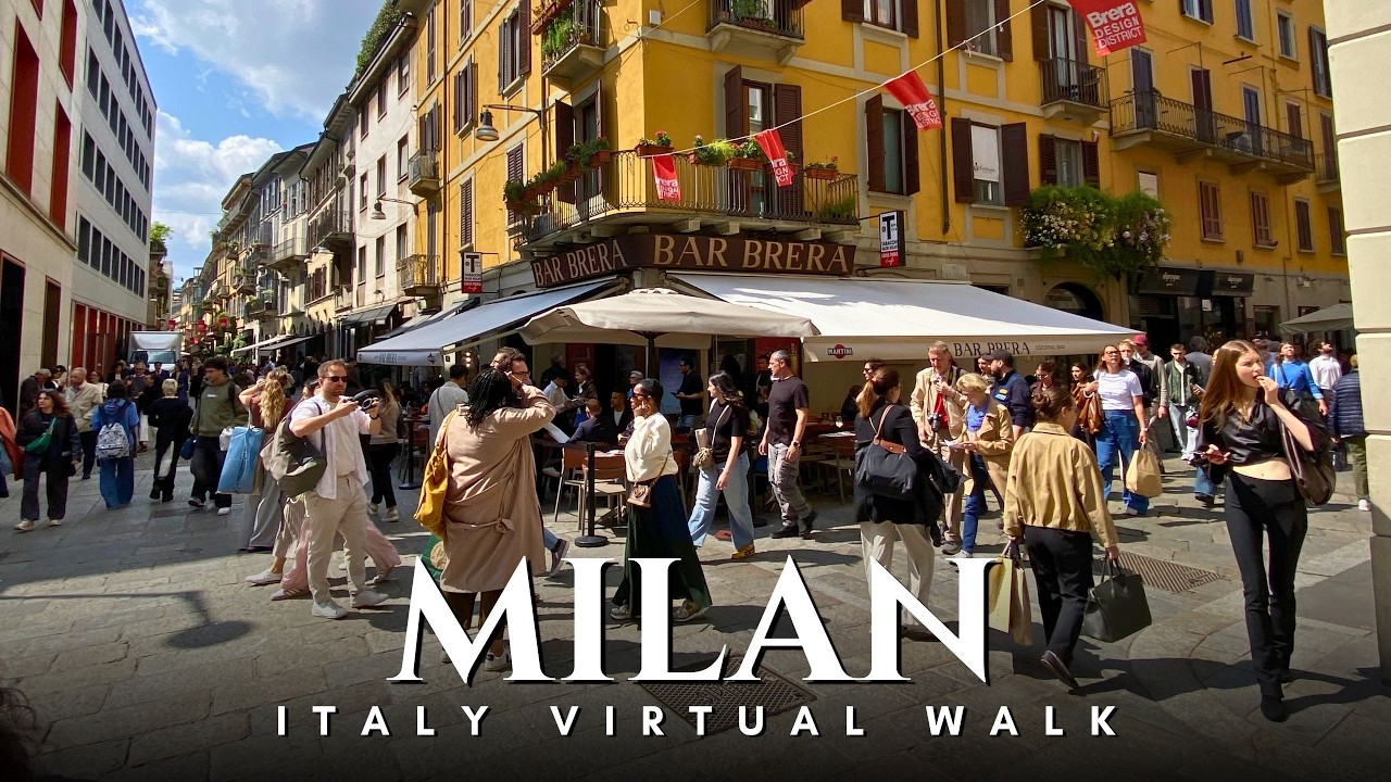 Milan, Italy 🇮🇹 | Brera District During Design Week 2026 &bull; 4K Walking Tour