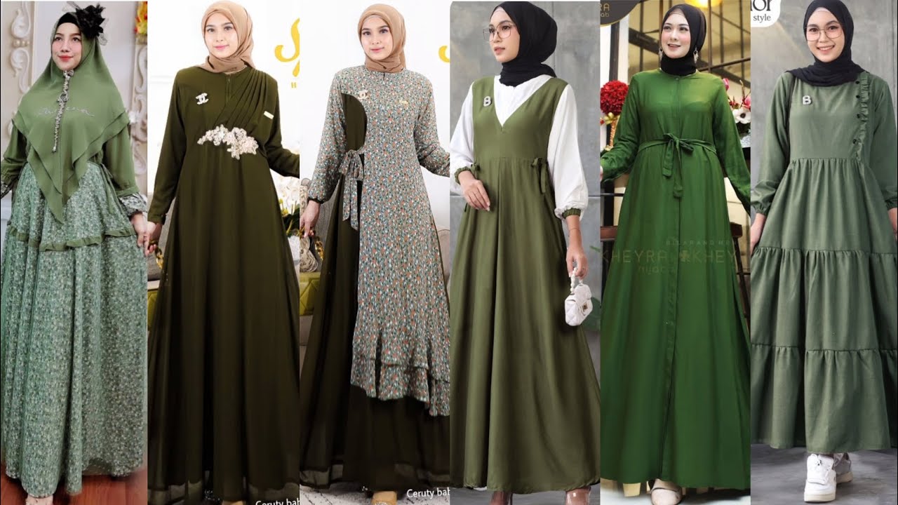 GAMIS SIMPLE WANITA HIJAB MODERN SIMPLE ELEGAN#viralvideo #fashion #fyp