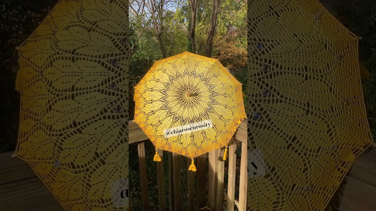 Crochet parasol 🌻🧶