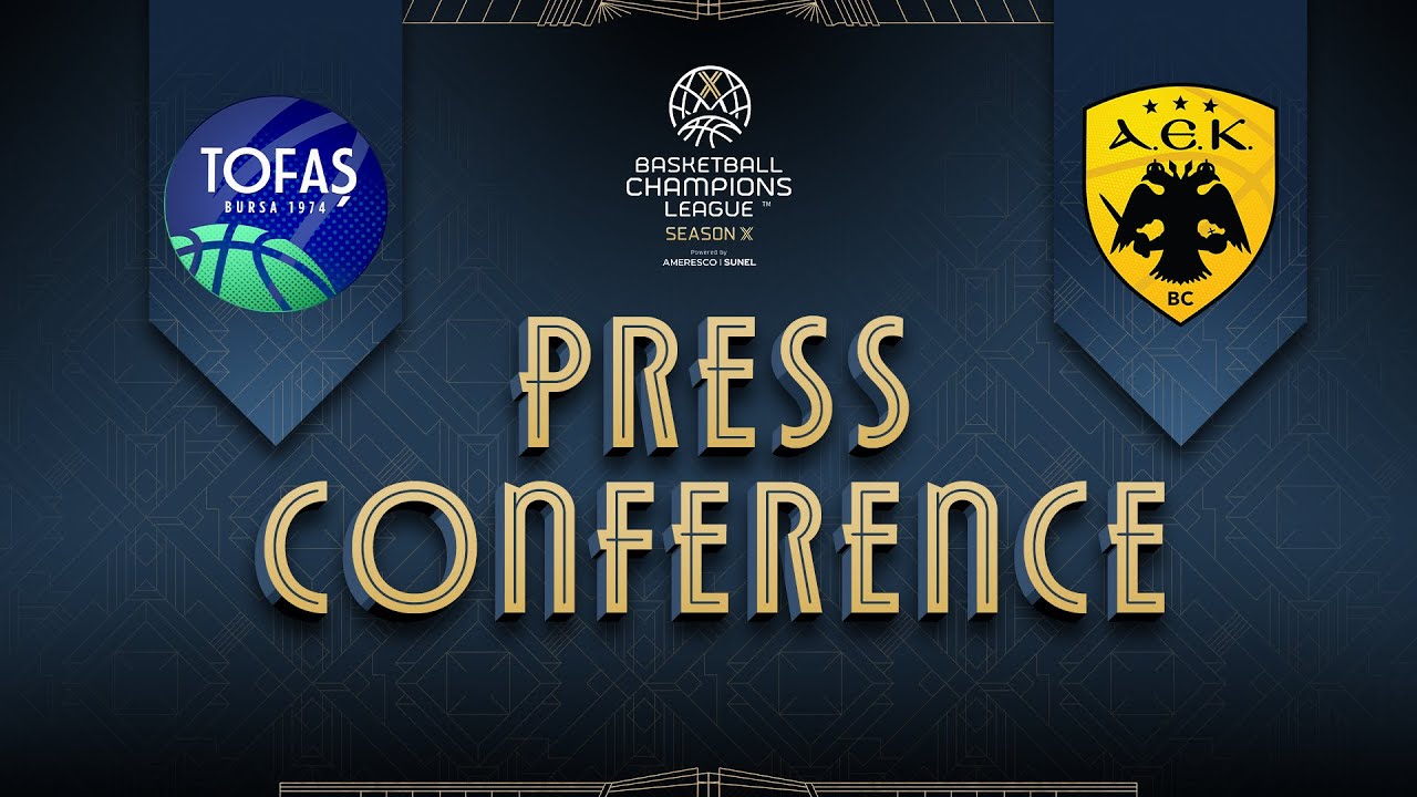 Tofas Bursa v AEK BC - Press Conference | #BasketballCL 2025-26