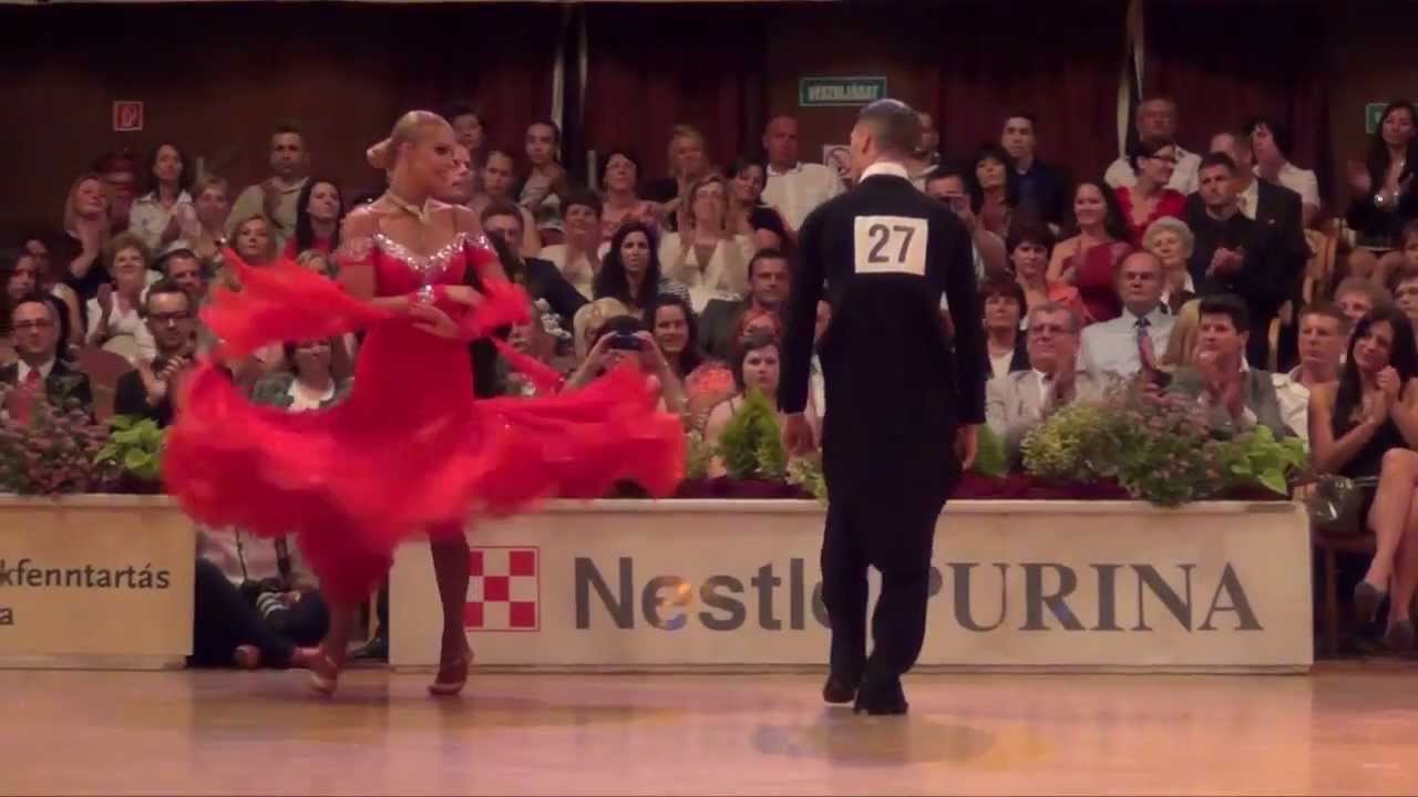 Savaria 2013 - European Ch.10D - solo Quickstep - Miha Vodicar & Nadiya Bychkova