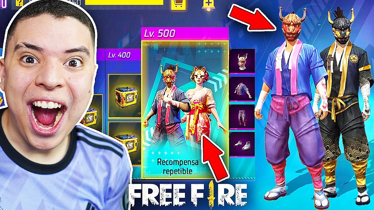¡CONSIGUE EL SAKURA AL NIVEL 500 EN EL PASE BOOYAH DE FREE FIRE! *2023*