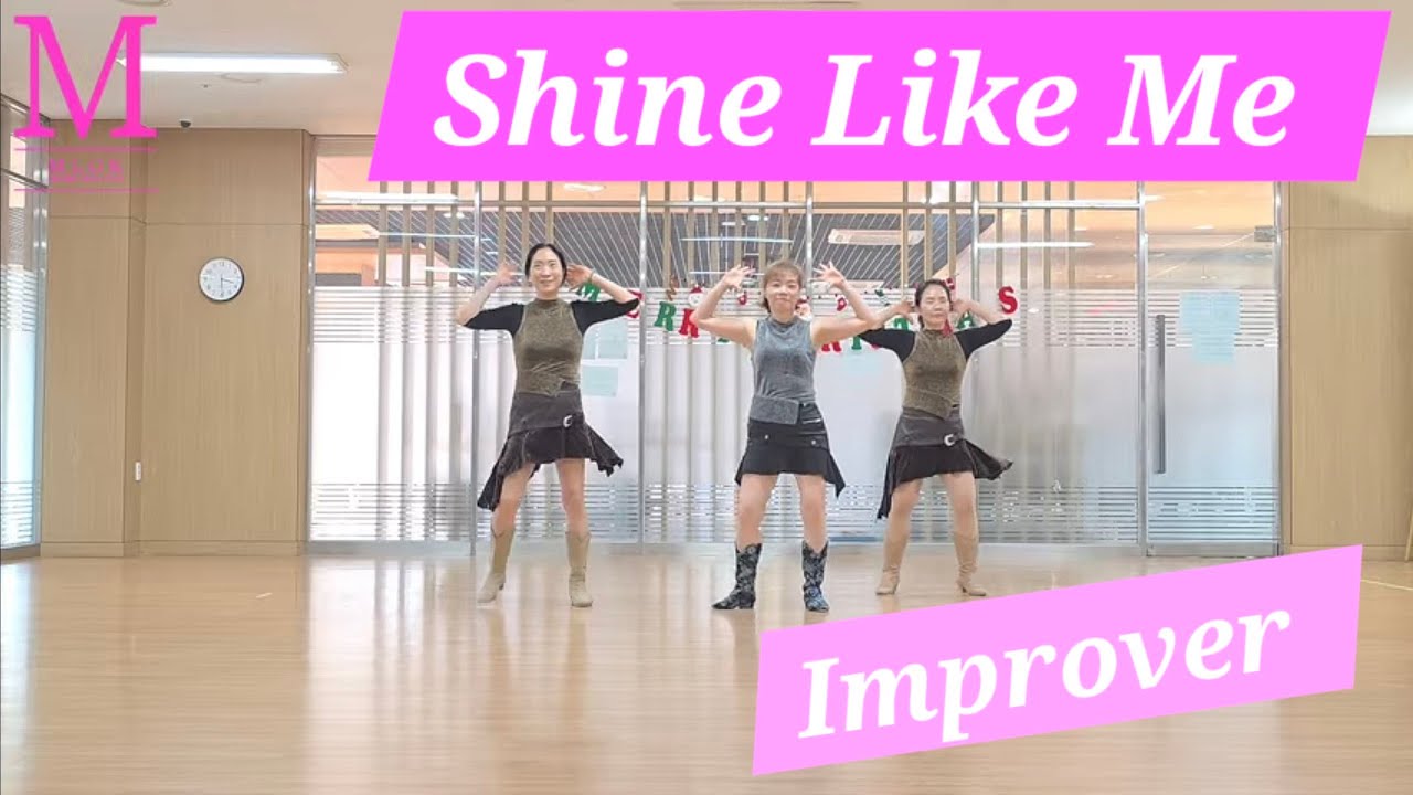 Shine Like Me Linedance/초중급라인댄스/민라인김포지부/Choreo  Two-Step/경희 With 라인댄스/강사동호회/MLDK 