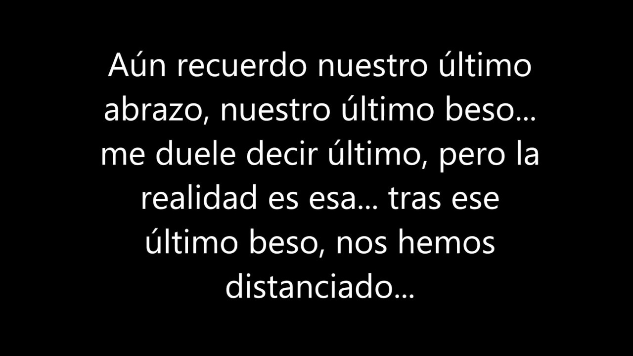 PD: Te necesito.