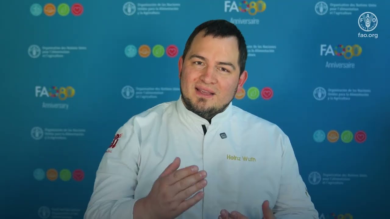 Chef Heinz Wuth celebrates FAO&rsquo;s 80 years and its contribution to food sustainability