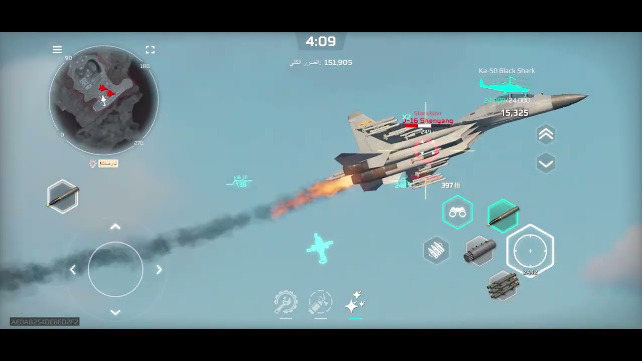 KA-50 black shark test fight on MWT game 
