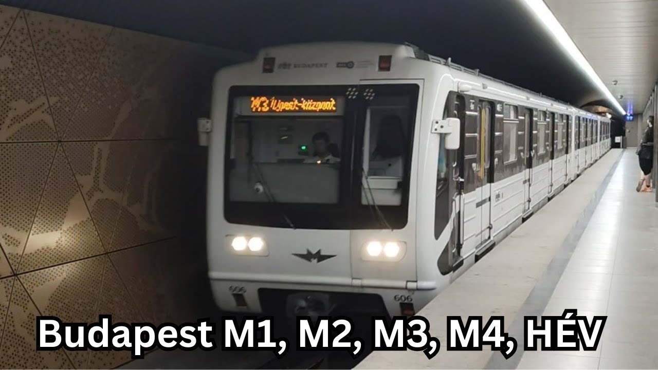 Budapest all Metro lines | Summer 2025
