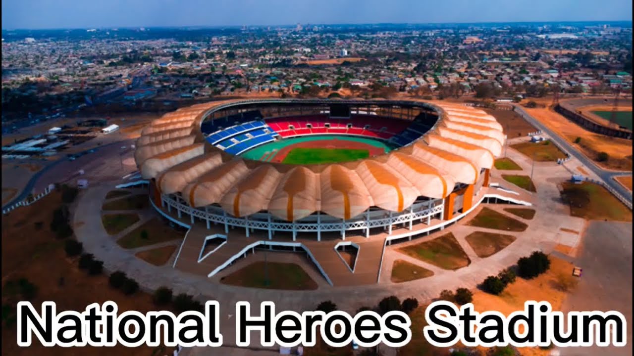 The biggest stadium in Zambia-National heroes stadium