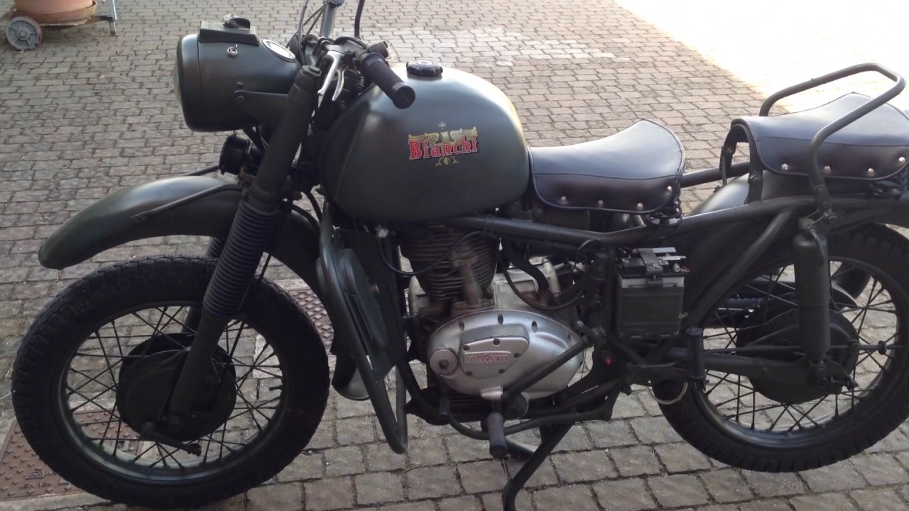VENDO MOTO EPOCA BIANCHI MT-61 MILITARE