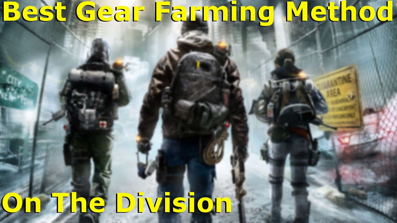 Tom Clancy's The Division: The Best Gear/Weapon Farming route (The Division Tips and Tricks)