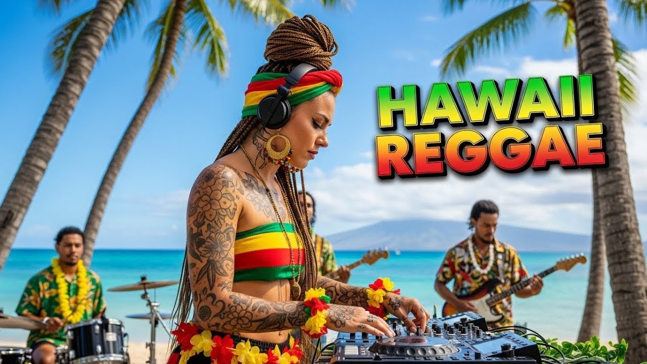 🍹 Paradise Reggae Vibes – Hawaiian Tropical Beats for Happy Soul 🌺