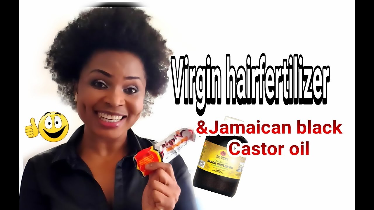 VIRGIN HAIR FERTILIZER AND JAMAICAN BLACK CASTOR OIL CHALLENGE| 9 MONTH NATURAL HAIR