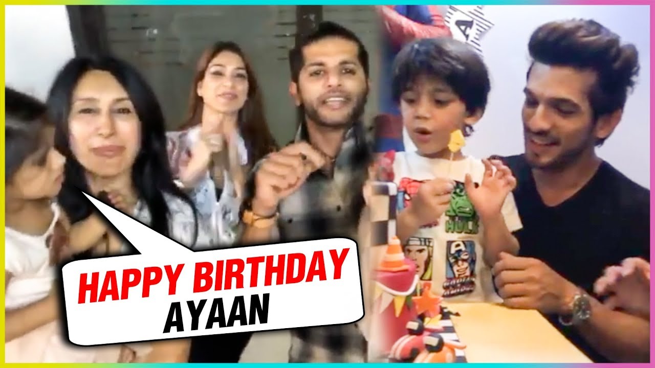 Arjun Bijlani Son BIRTHDAY Party With Karanvir Bohra Family