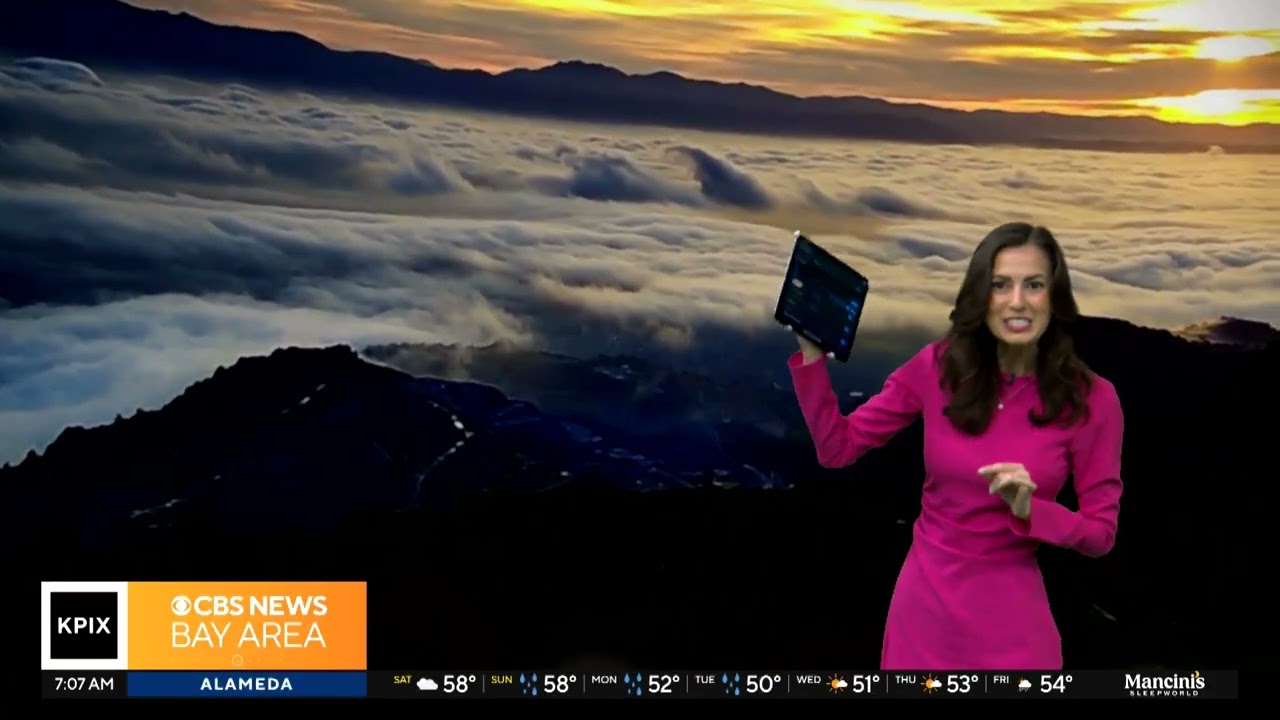 Bay Area Meteorologist freaks out over a cloud on live television