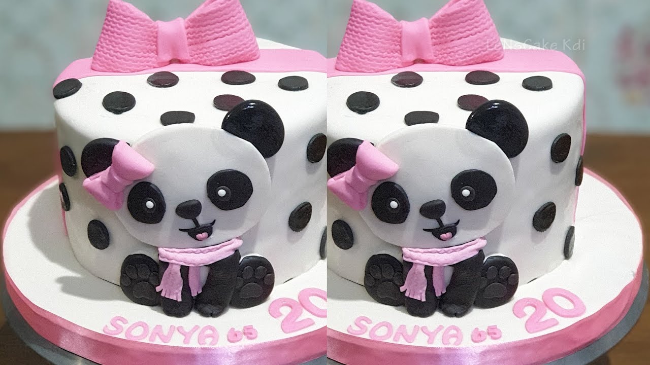MENGHIAS KUE ULANG TAHUN SEPERTI KOKI BADASS? BAYI PANDA BABYBUS CAKE |LENSCAKE KDI