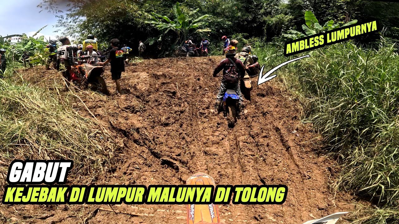 KEJEBAK DI LUMPUR MEMALUKAN DI TOLONGIN ( gabut purwakata )