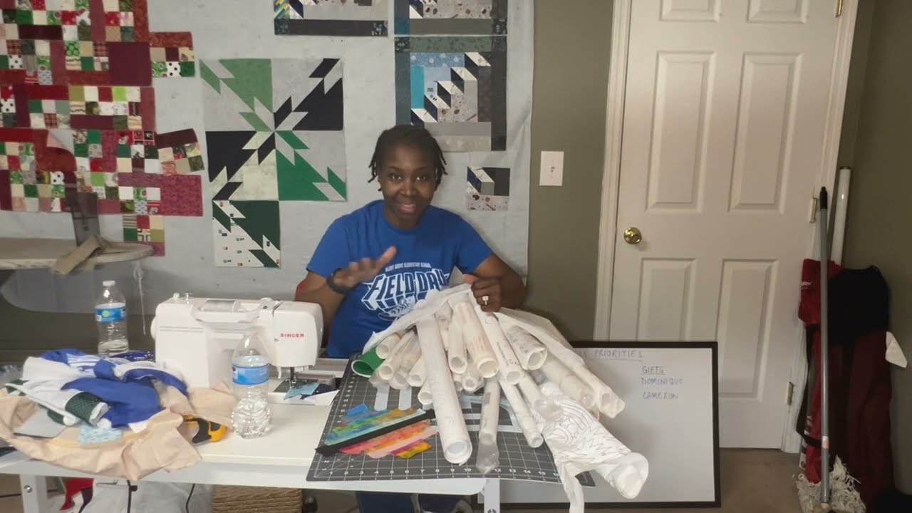 Finish-It Friday 5/2/25: Shirt Quilt Panels and Facebook Haul!