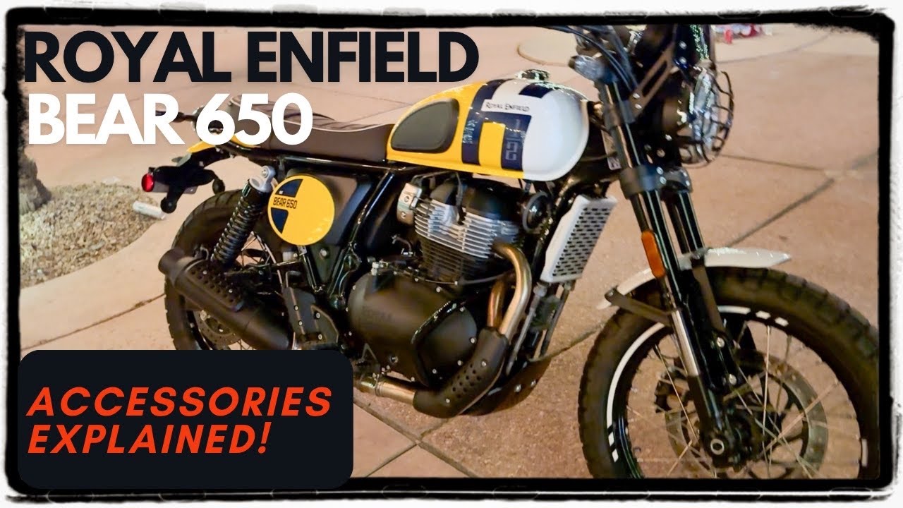 Royal Enfield Bear 650 - accessories explained
