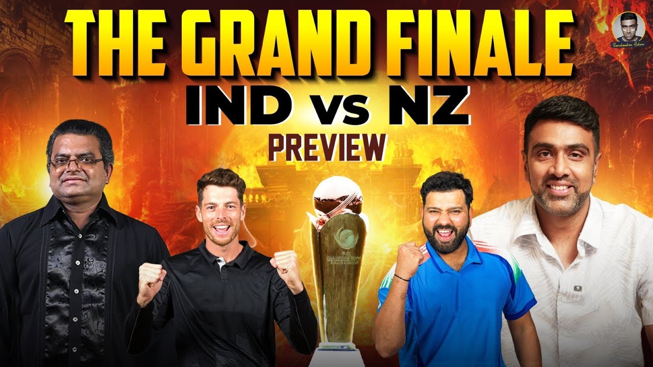 People's Champion vs Cerebral Assassin: India vs NZ Preview | Champions Trophy | Final Duel