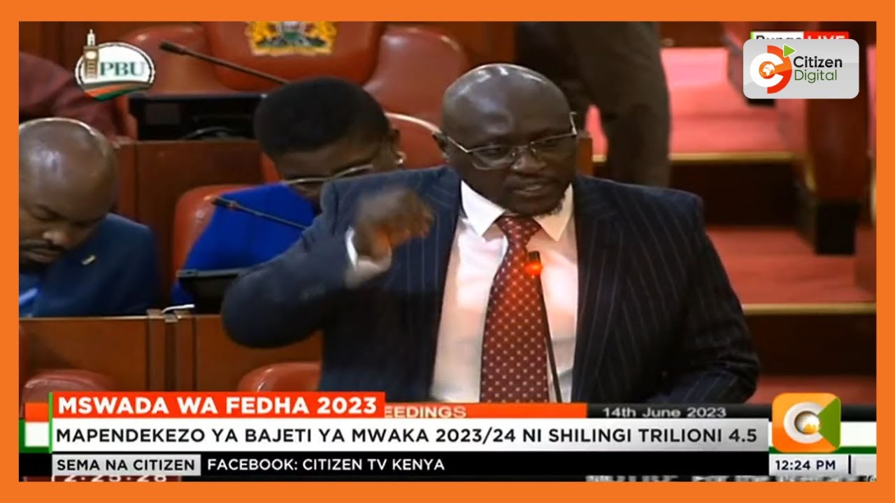 MP Edward Muriu: I support this bill because it will create employment for unemployment youth