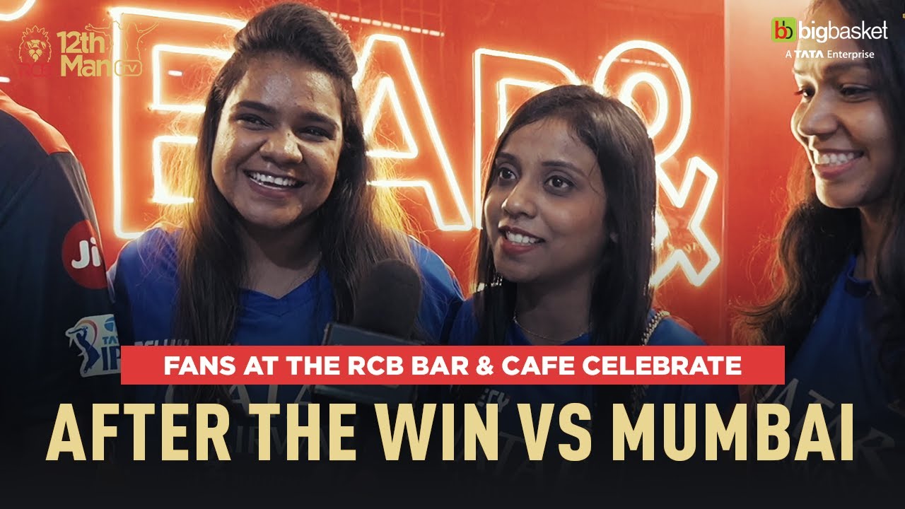 MI vs RCB: Fans celebrate at the RCB Bar & Cafe after the win | IPL 2025 | 12th Man TV