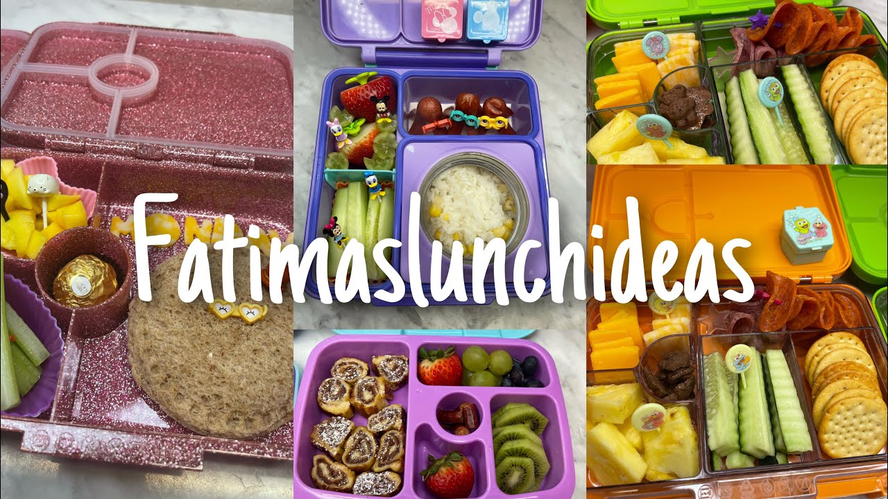 🌸Aquí todas las Loncheras escolares de la semana de Danna y Samantha #schoollunch #lunchbox