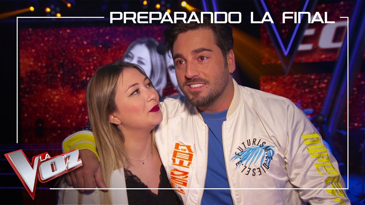 María Espinosa y David Bustamante ensayan 'Héroes' | Preparando la Final | La Voz Antena 3