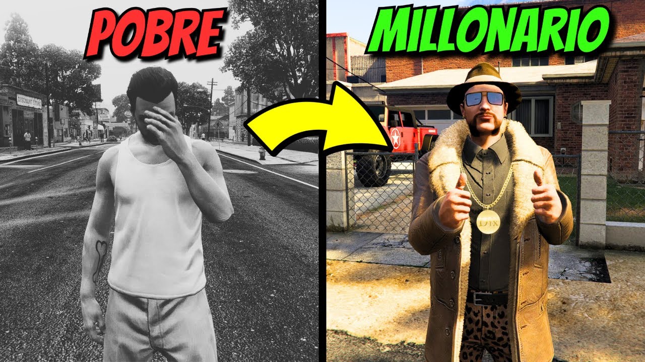 De Pobre a MILLONARIO en GTA Online Comprando todo en PALETO BAY | Película Completa