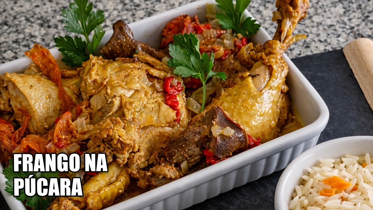 Frango na Púcara: Receita Tradicional e Saborosa🍗 #frango #receitaportuguesa #tradicional #receita