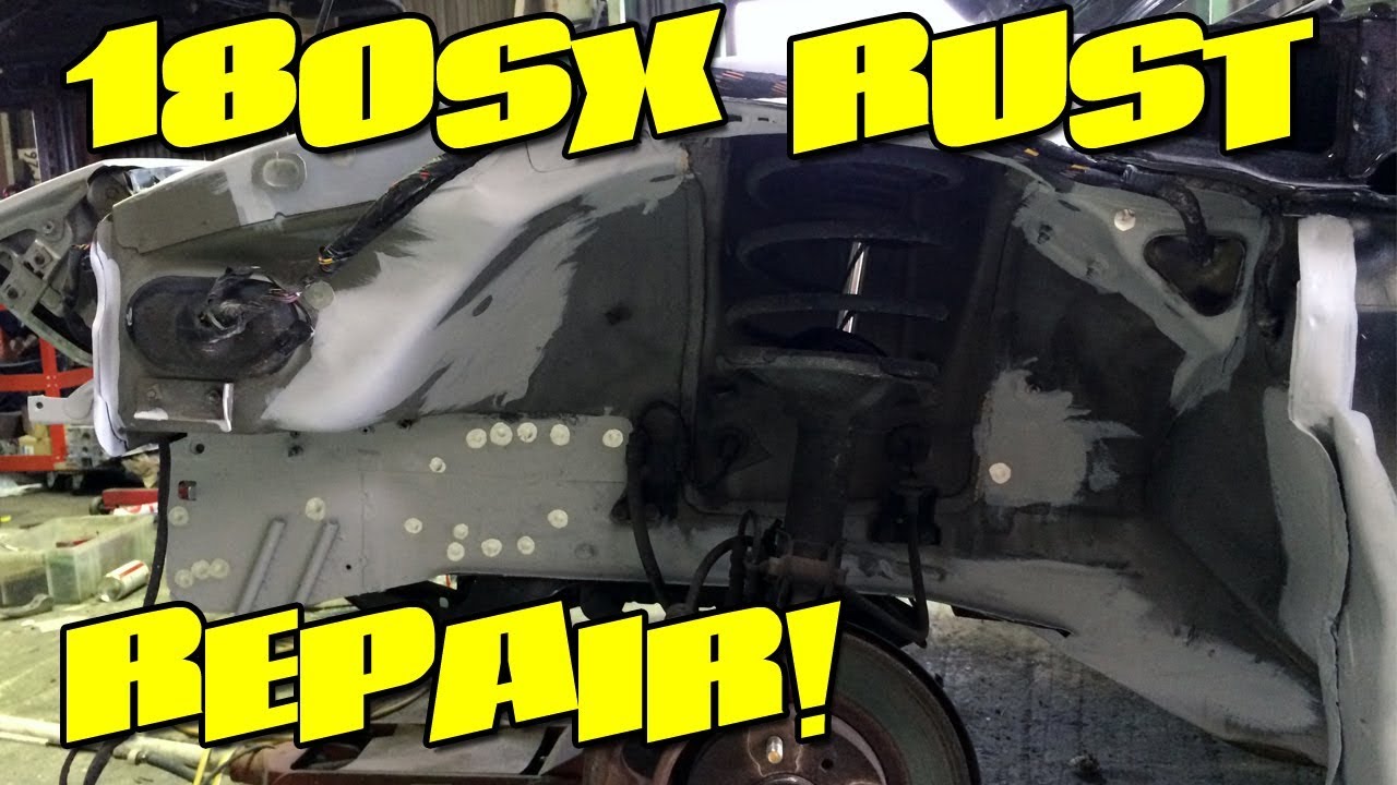 Project 180 Ep 7 Rust Removal Wheel Well Prep JDM 180SX