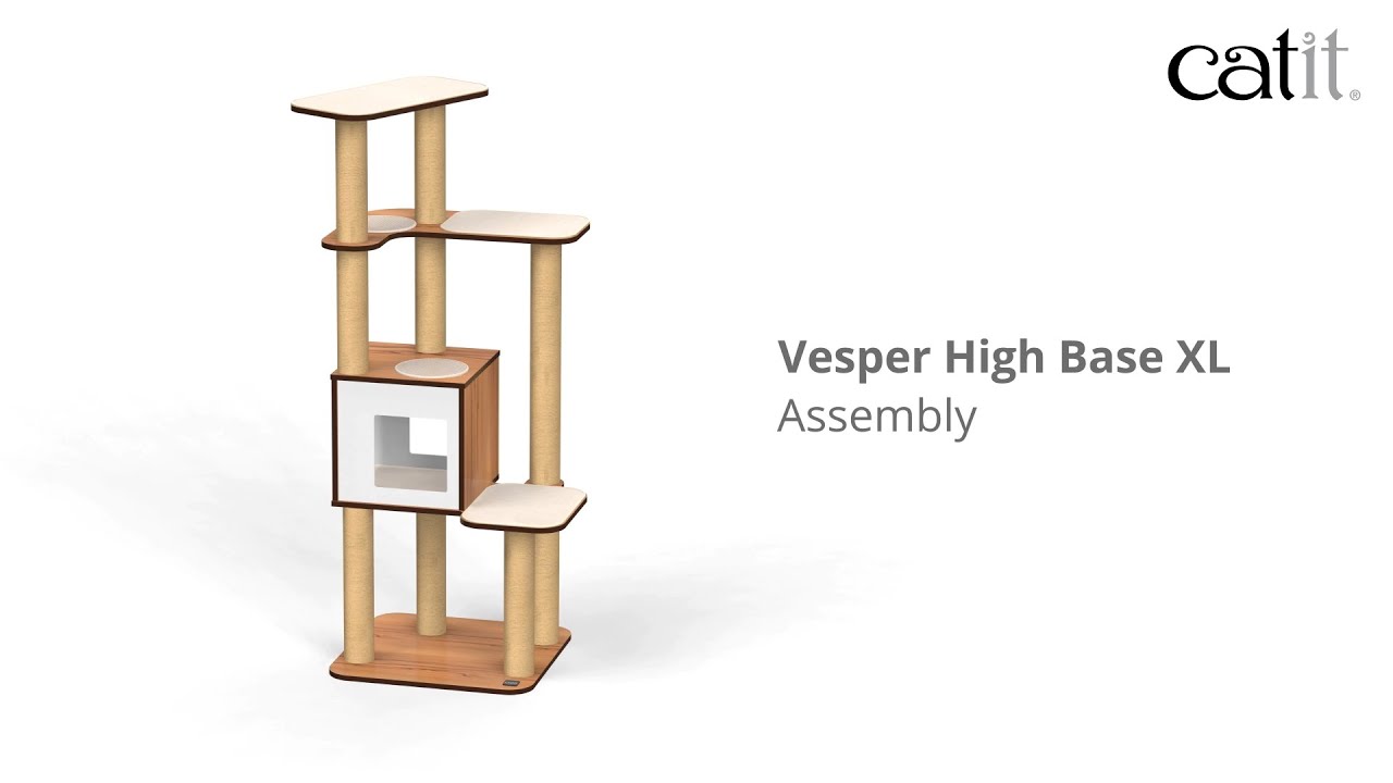 Catit - Vesper High Base XL - instruction video