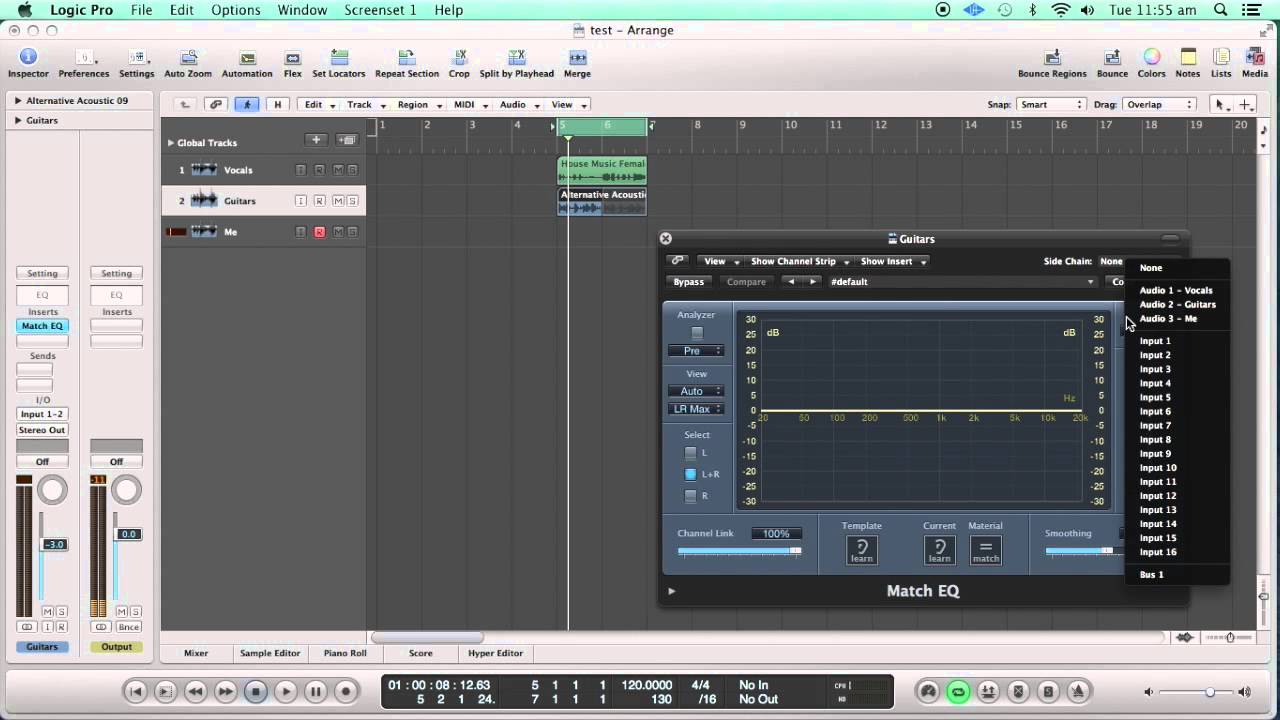 How To Use Match EQ in Logic Pro